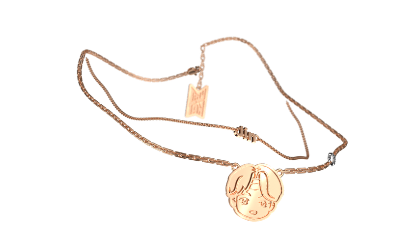 Frank & co’s TinyTAN Diamond Necklace (Jin)