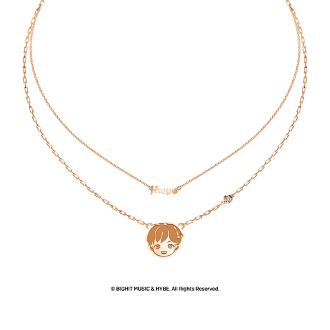 Frank & co’s TinyTAN Diamond Necklace (j-hope)