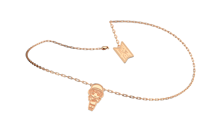 Frank & co’s TinyTAN Gold Necklace (Jung Kook)