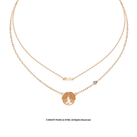 Frank & co’s TinyTAN Diamond Necklace (Jimin)