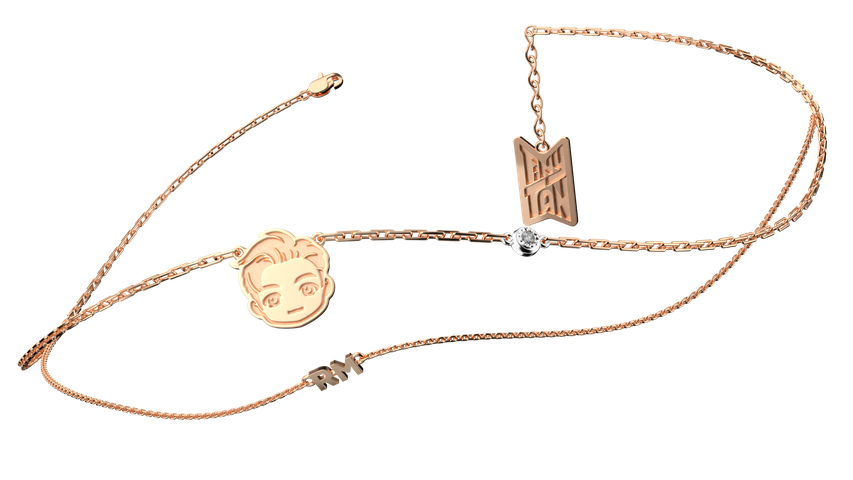 Frank & co.’s TinyTAN Diamond Necklace (RM)