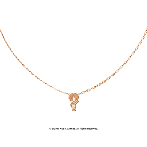 Frank & co’s TinyTAN Gold Necklace (Jin)