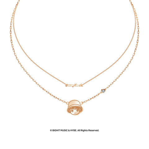 Frank & co’s TinyTAN Diamond Necklace (Jung Kook)