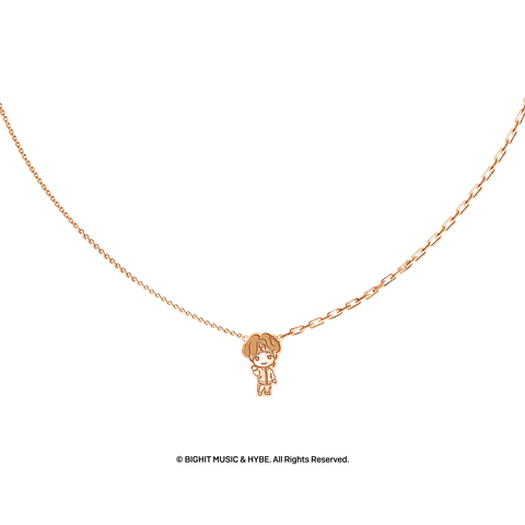 Frank & co’s TinyTAN Gold Necklace (SUGA)
