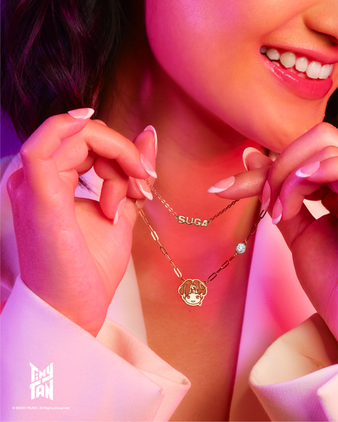 Frank & co’s TinyTAN Diamond Necklace (SUGA)